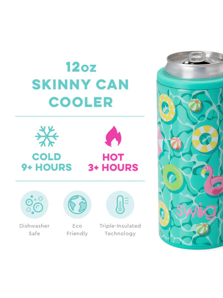Swig Lazy River Skinny Can Cooler 12oz – TCE Boutique