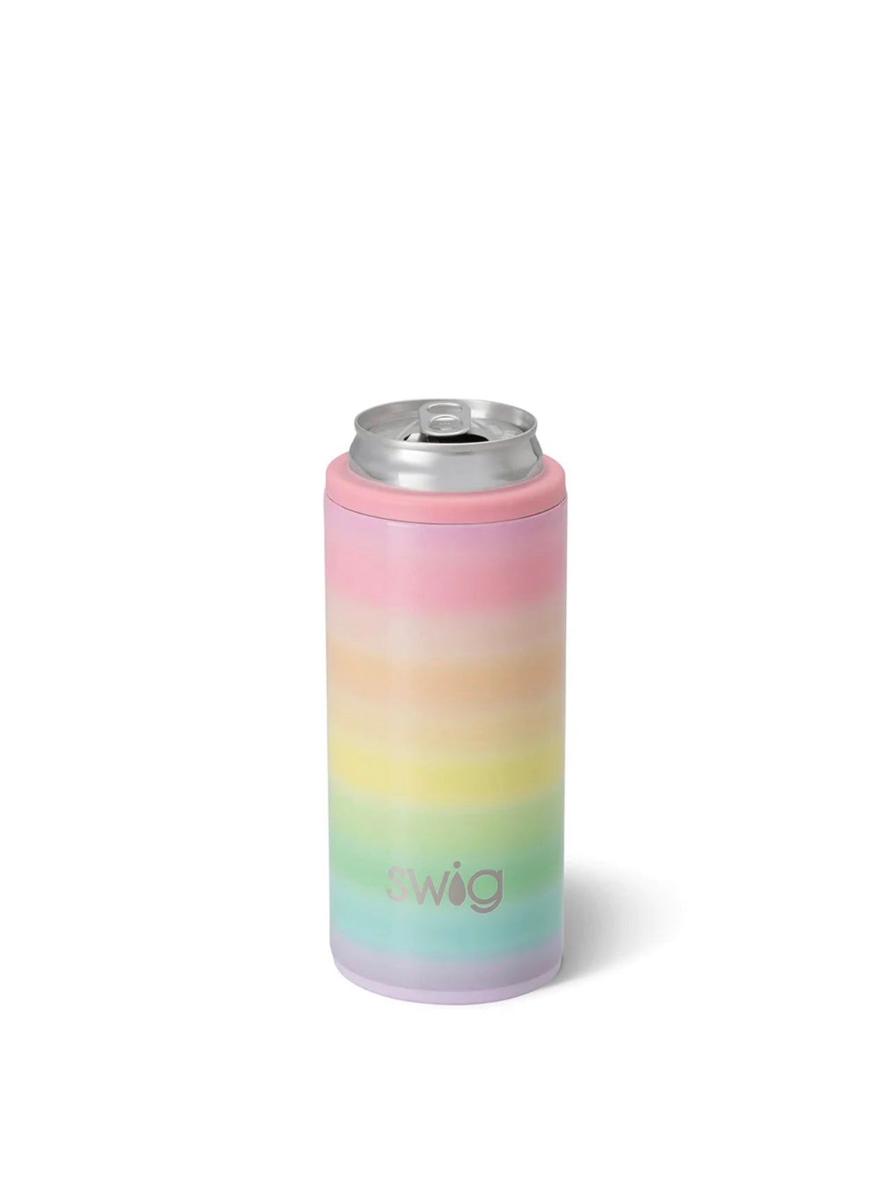 Swig Over the Rainbow Skinny Can Cooler 12oz