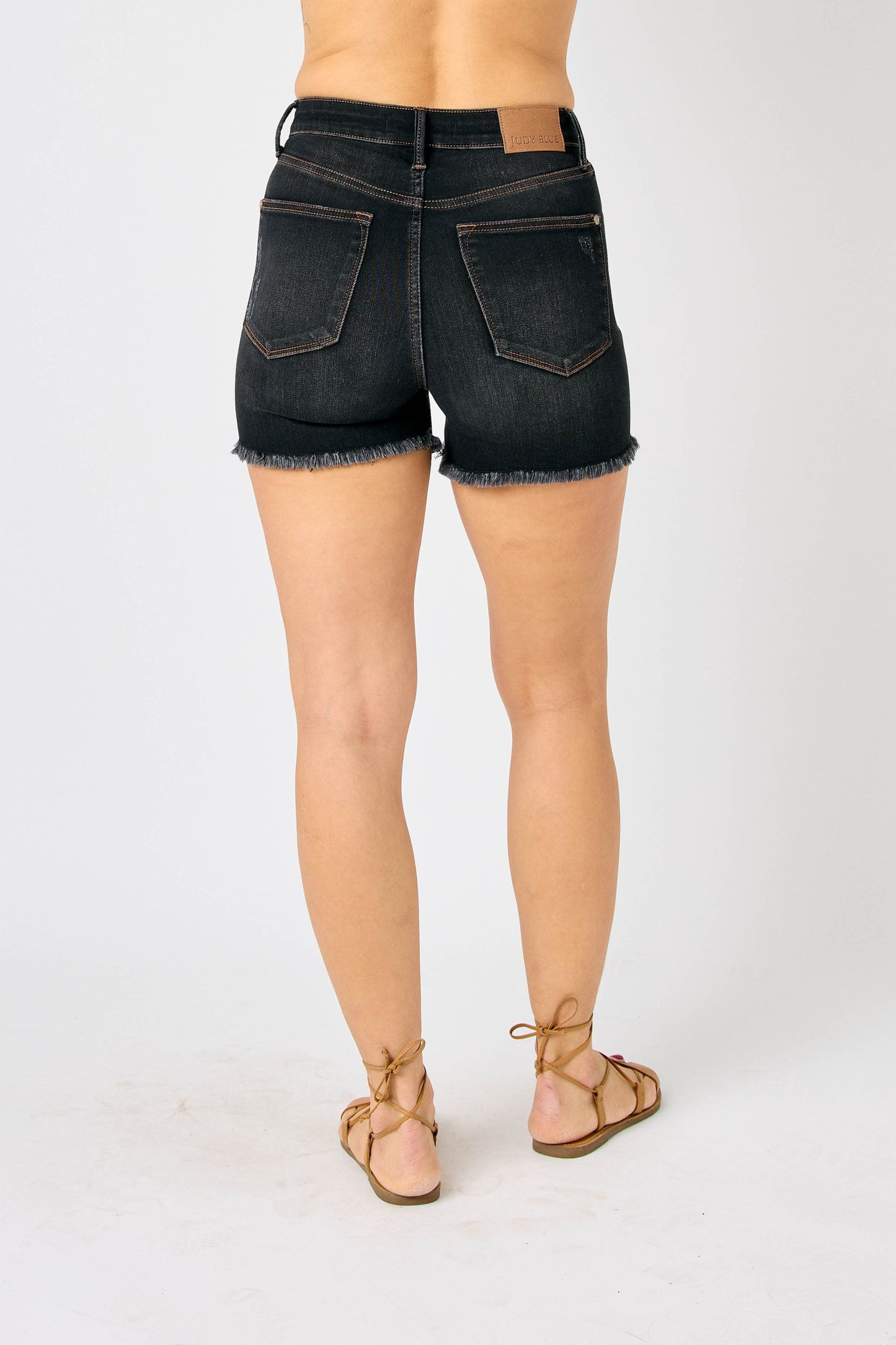 Ember High Rise Control Top Fray Hem Shorts C&M ~ Online Exclusive