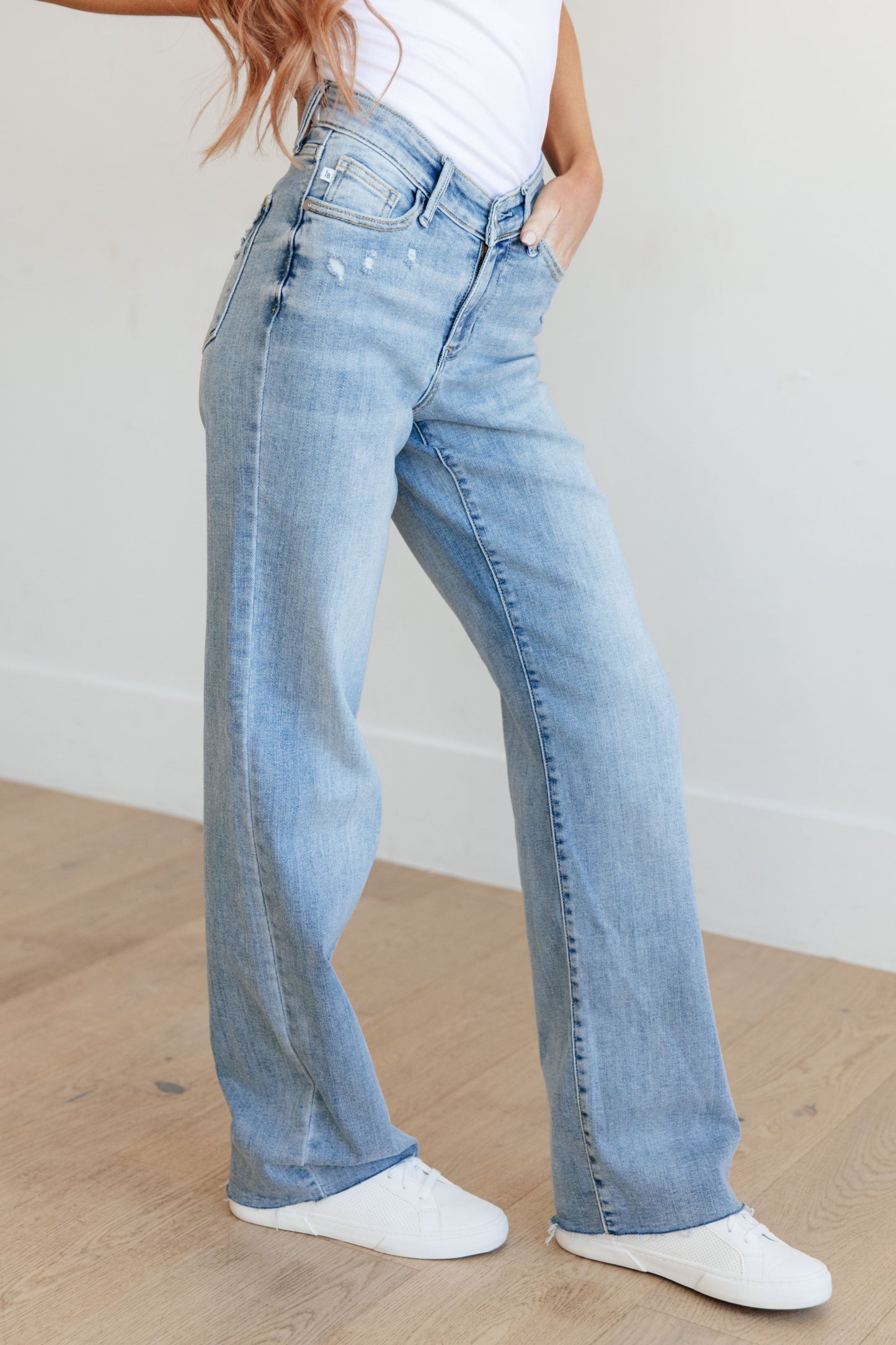 Mildred High Rise V Front Waistband Straight Jeans ~ Online Exclusive