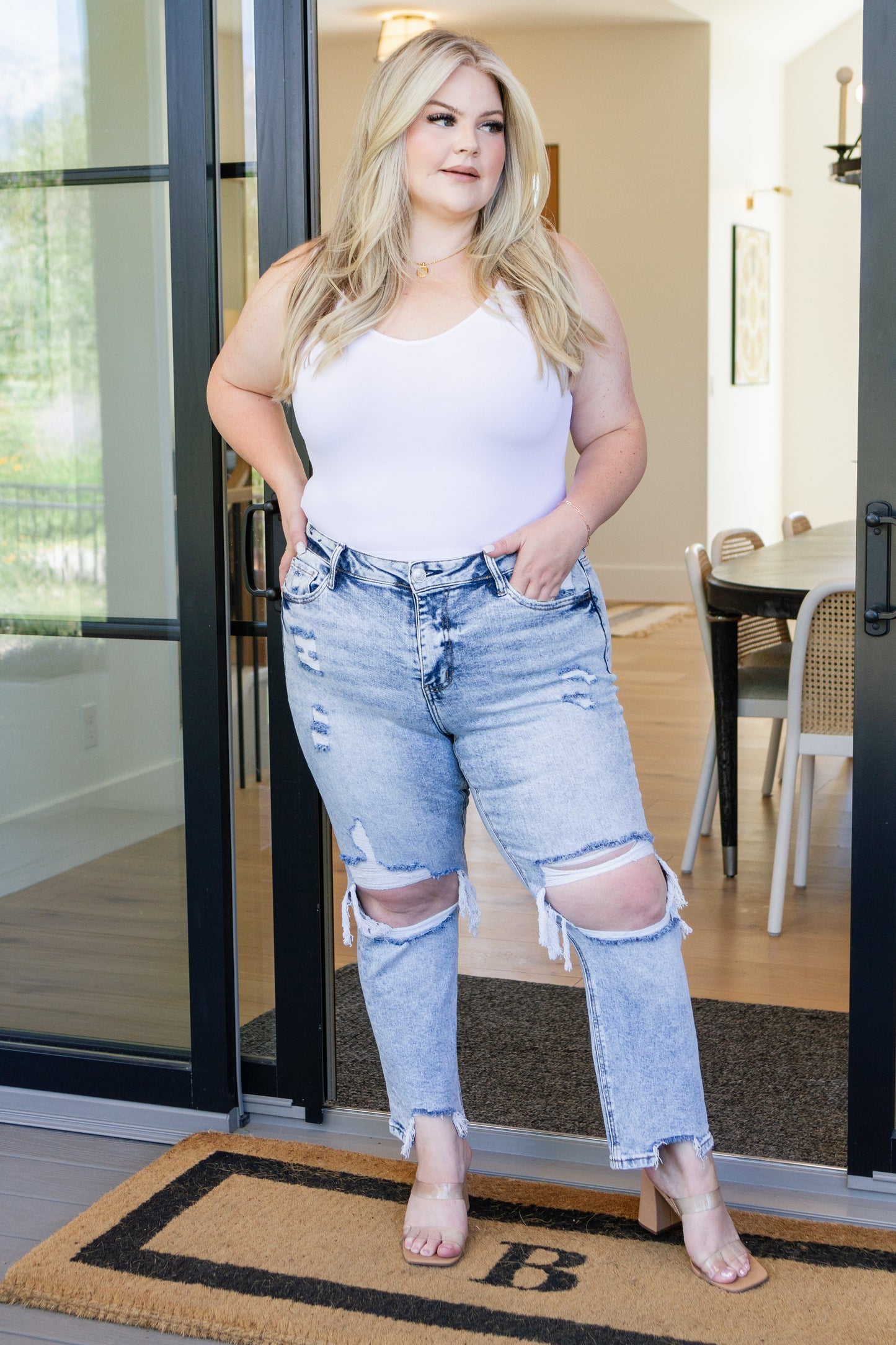 Rizzo High Rise Crop Straight Jeans ~ Online Exclusive