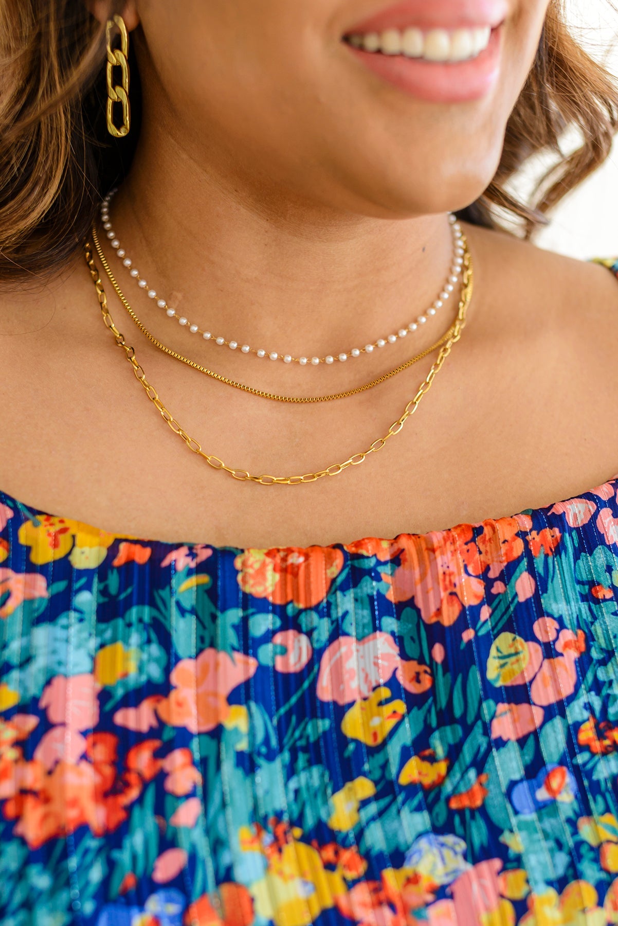 Triple Threat Layered Necklace ~Online Exclusive