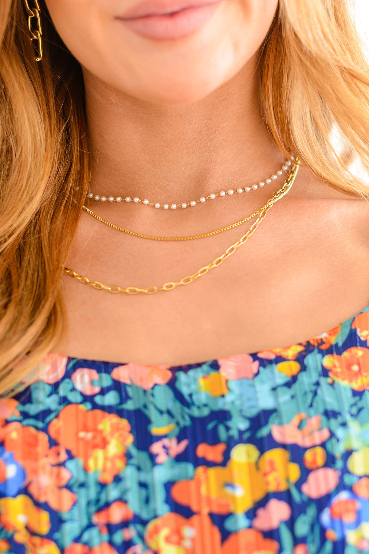 Triple Threat Layered Necklace ~Online Exclusive